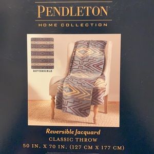 Pendleton blanket throw reversible new